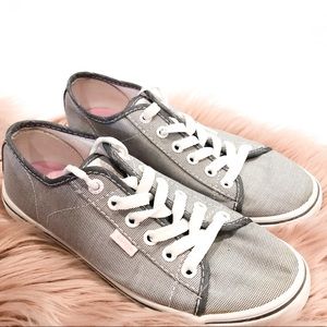 Gray & Light Pink Vans